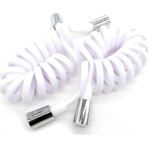 Hand Held Shower Bidet Spray with Hose Bathroom Bidet Spring Type Retractable Flexible Hose For Shower Head