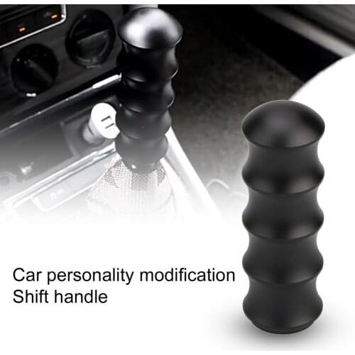 Gear Stick Bamboo Type Anti-slip Aluminum Alloy Non-skid Shifter Gear Knob for Car ручка кпп pomo cambio marchas renault megane