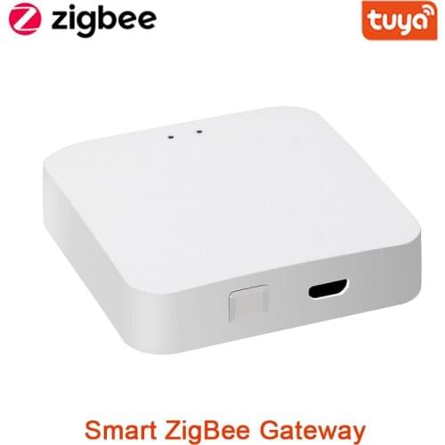 Tuya Zigbee Bridge Smart Home Zigbee 3.0 Gateway Hub Remote Control Zigbee Devices Via Smart Life Works with Alexa Google Home