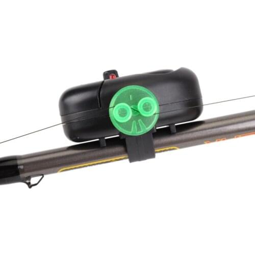 LED Fishing Bite Alarm Adjustable Electronic Buzzer Sound Controllable On Fishing Rod Loud Siren Daytime Night Lndicator 2021