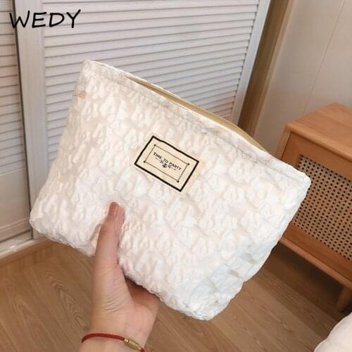 Vintage Floral Makeup Bag Women Cotton Cosmetic Pouch Jacquard Fabric Travel Toiletry Bag Necesserie Organizer Lady Beauty Case