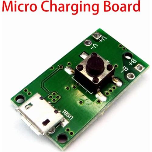 Micro Interface lithium Battery Charging And Protection Integrated Board Charging + Protection With Switch Charging Board