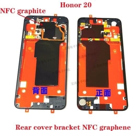 For Huawei Honor 20 back cover bracket mid-frame border antenna mobile phone NFC cable motherboard cooling graphene