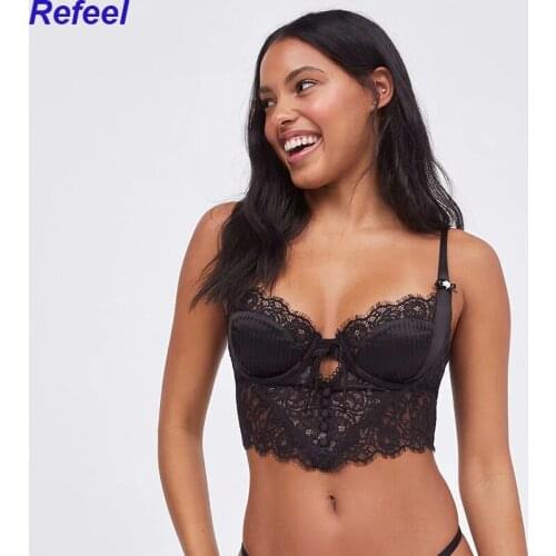 Lace Camisole Women Sexy Crop Top Lace Mesh Transparent Tank Top Backless Skinny Elastics V-Neck 2021Summer Corset