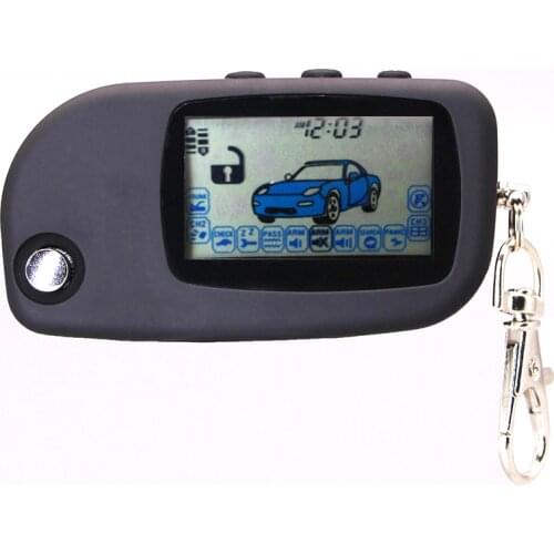 Lcd key chain For StarLine A6 keychain with flip key main key fob for car alarm starline A6 remote control Key Chain EZ-alpha