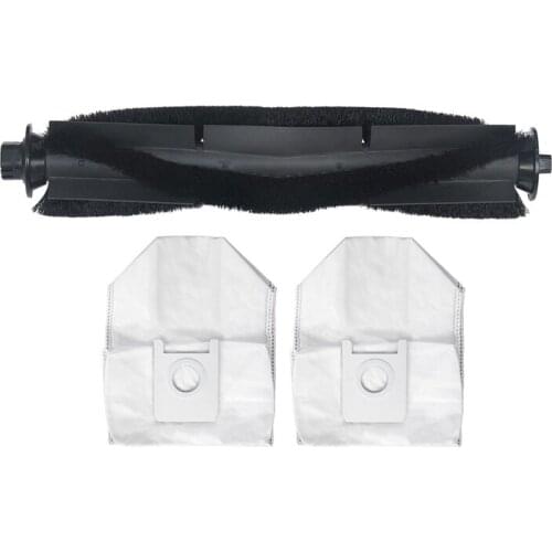 3Pcs for ROIDMI EVE Plus Robot Vacuum Cleaner Parts Dust Bag Roll Brush Replacement Accessories