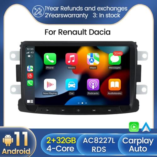 2din Android System Car Radio 8'' Autoradio Car Multimedia Player GPS Mirror Link Car Stereo For Renault Duster/Logan/Dokker RDS