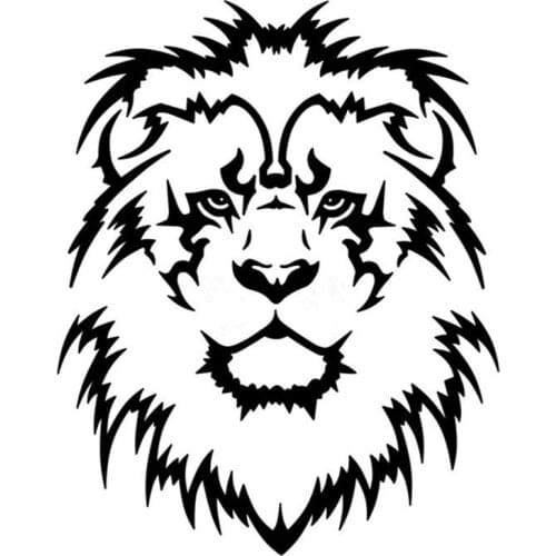 PLAY COOL Lion Head Windscreen Car Sticker Automobiles Motorcycles Accessories PVC Decals for BMW VW Audi Octavia Gti