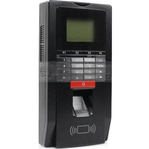 DIYSECUR Biometric Fingerprint Access Controller And Attendance TCP IP With RFID ID Card Reader + USB