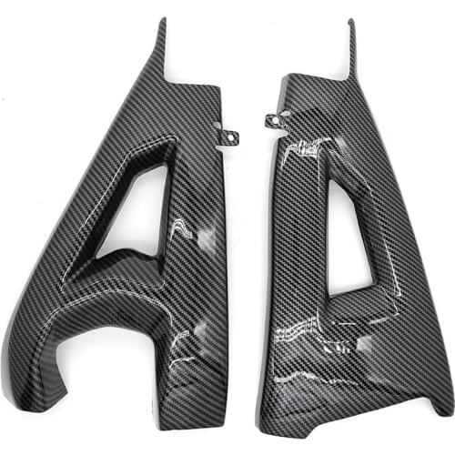 Motorcycle Frame Cover Swingarm Cover For Kawasaki ZX10R Swing Arm Carbon Fiber Protection Twill Covers 2011 - 2018