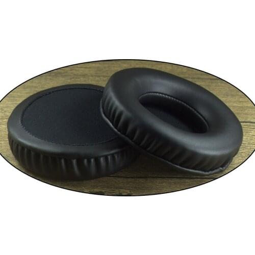 Headphone Cover Black Soft PU Foam Cover Ear Cushion Ear Muffs EARPAD