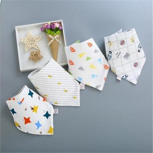 Baby Bandana Bib Burp Cloths Drool Bib, Scarf Bib Super Soft Cotton Baby Bib