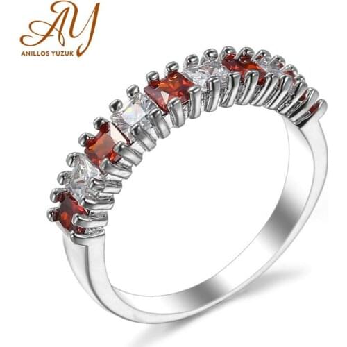 Anillos Yuzuk Eternity Promise Ring 925 Sterling Silver AAAA Cz Engagement Wedding Band Rings For Women Finger Party Jewelry