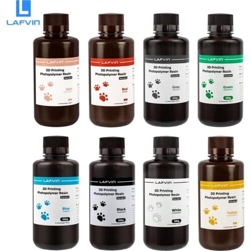 LAFVIN 3D Printer Rapid Resin 405nm LCD UV Curing Resin For Photon Photon-S Standard Liquid Photopolymer Uv Resin 500g/1kg