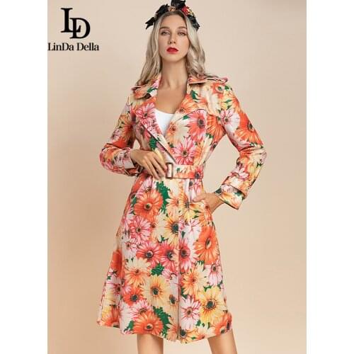 Женские тренчи LD LINDA DELLA China At AliExpress