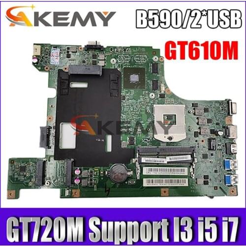 For Lenovo B590 B580 V580c laptop motherboard test Mianboard LA58 MB 11273-1 48.4TE01.011 Support I3 i5 i7 GT645M GT610M GT720M
