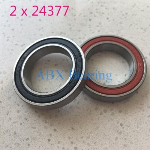 2pcs MR24377 MR2437 2RS 24377 MR2437LLB MR243707 24x37x7mm bike wheels bottom bracket repair bearing BB90 shimano FSA Trek SRAM