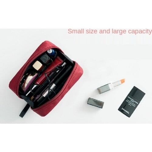 Net red make-up bag ins wind small woman portable travel make-up bag simple carry-on cosmetics bag