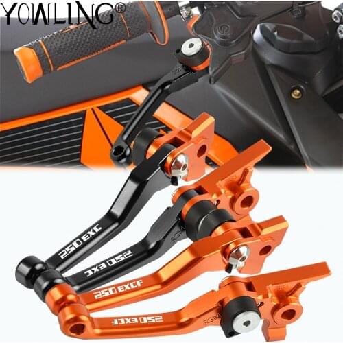 For 250EXC 250EXCF 250 EXC EXCF 2014 2015 2016 2017 2018 Motorcycle Accessories CNC Dirt Bike Handle Folding Brake Clutch Lever