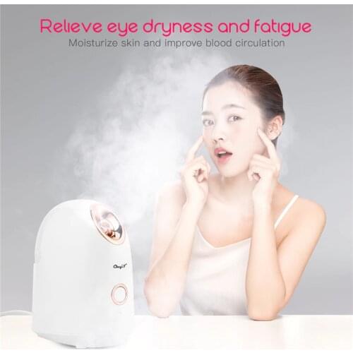 Warm Mist Nano Facial Steamer Fast Heat Facial Sprayer Face Moisturizer Humidifier Nano Mist Sprayer Lady Face SPA Beauty Care