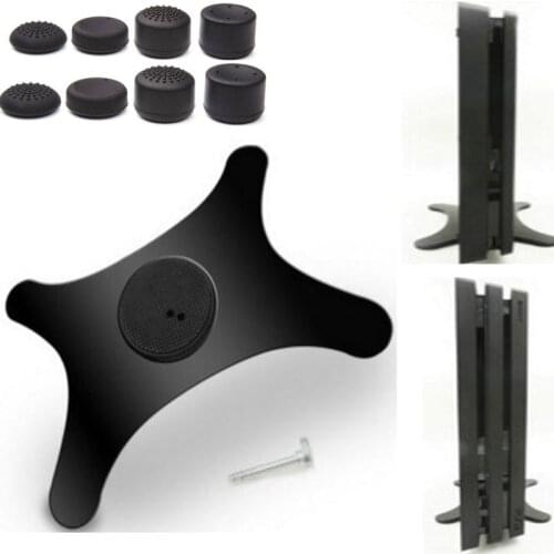 PS4 Pro / PS4 Slim Vertical Stand 2in1 Steady Bed Foundation Mount Dock Holder Base Support For Playstation 4 Pro Slim Console