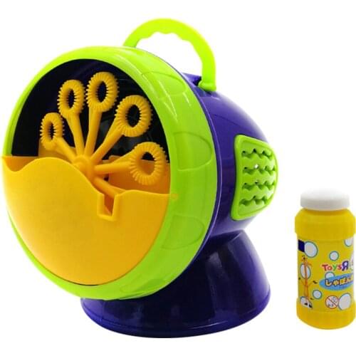 Bubble Machine Durable Automatic Bubble Fan Summer Automatic Soap Water For Girl Boy Bubble Toy Bubble Blower For Kids