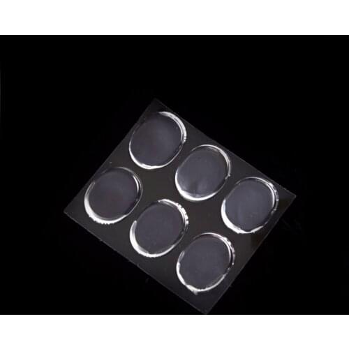 6pcs/sheet Gel Heel Grips Silicone Insoles Insert Anti Slip Gel Pads Forefoot Protector Heels Rubbing Cushion Pads