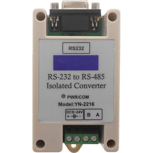 YN2216 Isolated Active RS232 to RS485 RS422 Converter 232 to 485 Industrial Grade YN-2216