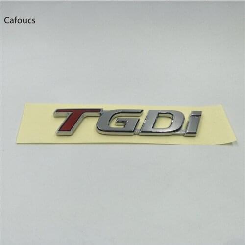 For Hyundai Elantra Tucson Sonata Verna TGDI Logo Rear Trunk emblem car sticker