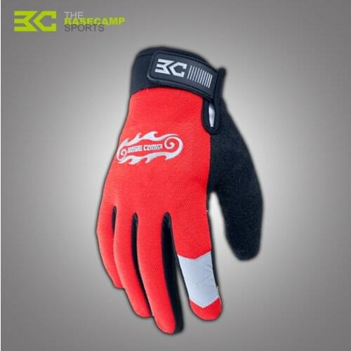 Winter Touch Screen Cycling Gloves Unisex Full Finger Thermal Fleece Mittens M L XL Bicycle Hiking Reflective Gloves Blue Red