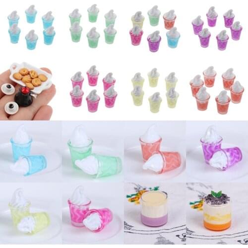 1/2/3/5/7/10pcs 1:12 Dollhouse Miniature Mini Food Drinks Bottles Model Dolls Kitchen Accessories Pretend Play Toy Gifts