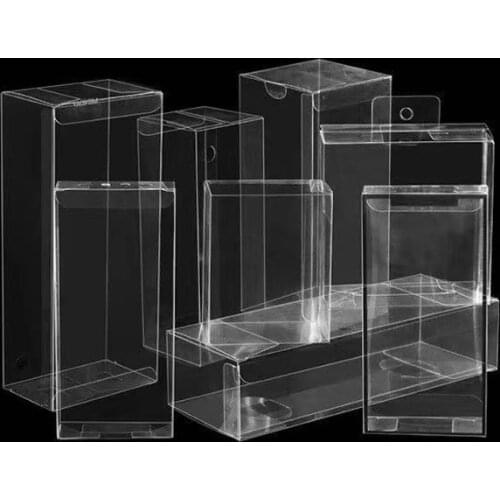 10 Pieces/lot 10*15*30cm PVC Large transparent plastic box packing boxes for gift/candy/cosmetic/long transparent Wedding Party