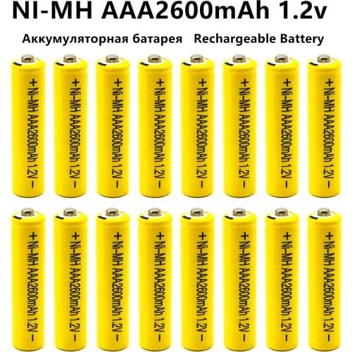 15 OR 18/PCS/ Lot 1.2V 2600mAh Ni-MH AAA rechargeable battery, toy battery, alarm clock battery