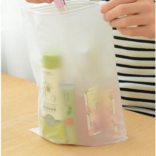 4sizes Outdoor travel Waterproof Storage Bag Suit for Clothes Underwear Shoes Translucent Packaging Bag Travel Luggage Organizer