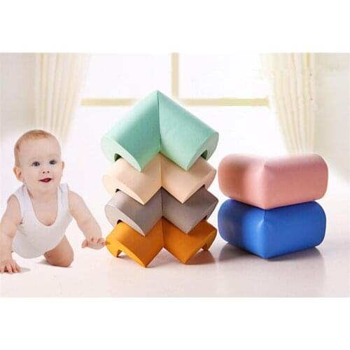 4pcs Child Baby Safety Products Glass table Edge Furniture Corner Guards Horror Corner foam Bumper Collision Protector 4N1351