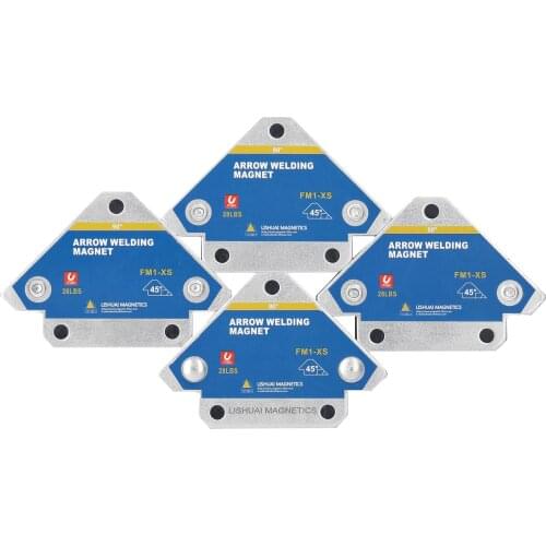 4pcs 28LBS Magnetic Welding Holders 45° 90° 135° Multi-angle Solder Arrow Magnet Weld Fixer Positioner Auxiliary Locator Tools