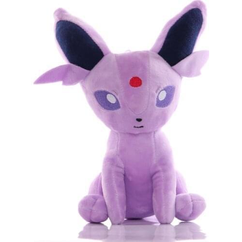 5pcs/lot 23cm Espeon Plush Toys Pokemon Espeon Plush Stuffed Toys Doll Soft Toy for Children Kids Gift