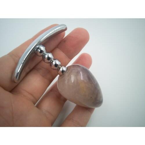 TASTE natural jade anal plug stainless steel