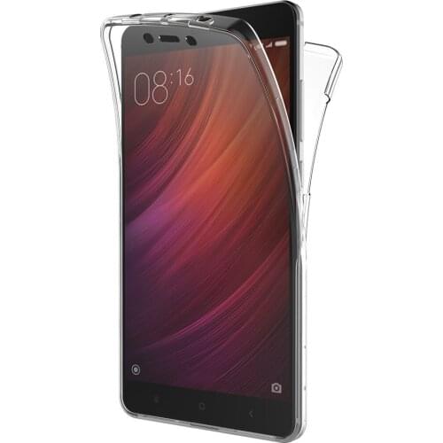 For Xiaomi Redmi Note 4 4X Case 360 Degree Full Cover Soft Clear Transparent Silicone Cover for Redmi Note 4X Pro Global Version