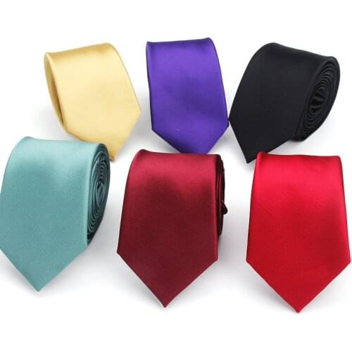 2019 Brand New Men Solid Navy Blue Classic Ties for Bridegroom Wine Red 7cm Slim Neck Ties for Wedding Tie Skinny Groom necktie