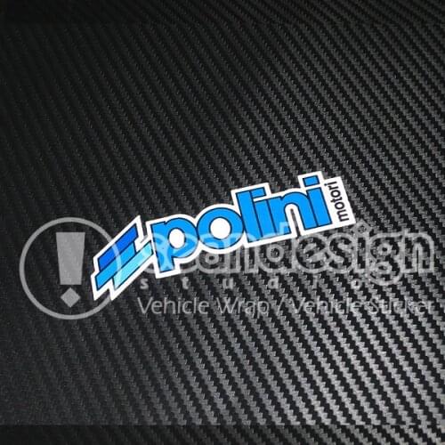 Hot sale Polini helmet motorcycle stickers PVC 03