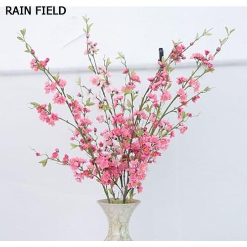 Artificial Flowers Plants for Decoration for Quality Decoration Peach Blossom Bridal Bouquet Flowers for The Wedding Party
