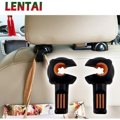 LENTAI 1PC Car Seat Back Pothook Hook Bag Holder For BMW E46 E60 Ford focus 2 Mazda 3 Volkswagen Polo Golf 4 Skoda octavia Kia