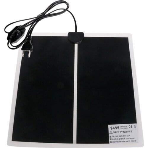 1PC 5/7/14/28/35W Adjustable Temperature Reptile Heating Pet Warmer Bed Mat