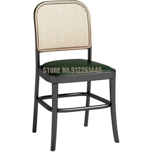 Southeast Asia Style Wicker Chair Wrought Iron Designer Chair Milk Tea Shop Cafe Dining Chair Net Red Shop Table And Chair