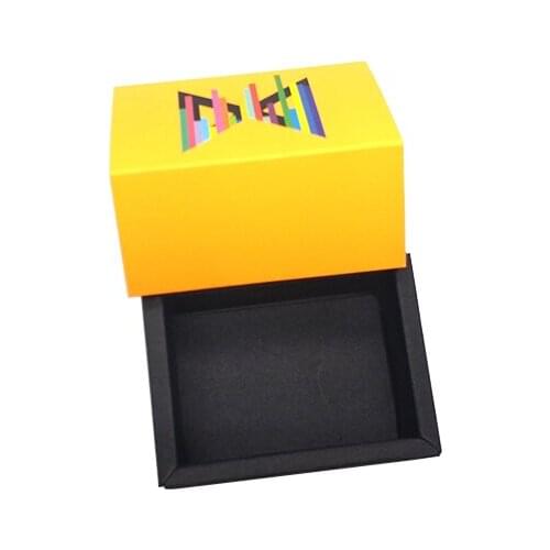 Custom logo hot stamping gift drawer box