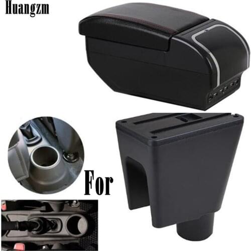 For Chevrolet Spark III Armrest box 2011 2013 2014 2015 2016 2017 Aveo T200 Car armrest box car accessories interior storage box