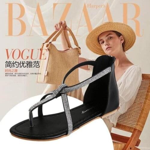 2021 New Women Real Leather Shoes Summer Sandals Buckle Strap Hollow Out Beach Sandals Cool Ladies Footwear Size 34-42