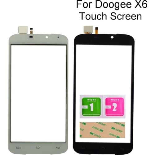 5.5" Touch Screen Mobile For Doogee X6 X6 Pro Touch Screen Digitizer Front Glass Panel Sensor Touchscreen Tools 3M Glue