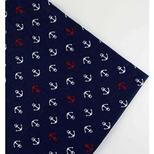 0.5 meter width 156cm Boys sea Print 100% Cotton Fabric for Home Textile Patchwork Quilted Fabrics 3 styles